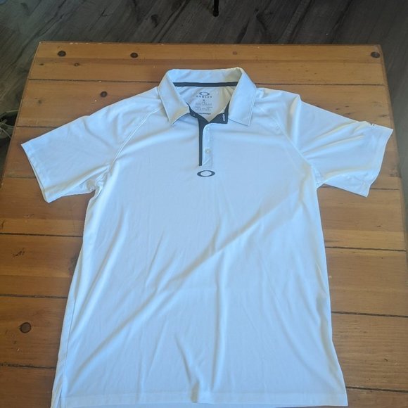 Oakley Other - Host Pick Oakley White Men's Polo Size L Large Regular Fit